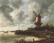 Jacob van Ruisdael The Windmill at Wijk Bij Duurstede (mk08) oil painting